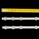 Пряма підсвітка для телевізора Telefunken 32″ Innotek SVV315A38 Rev03 (2 планки по 575 мм, 11 LED, лінза 16 мм, 3 В)