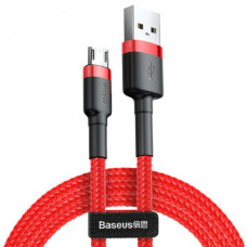 Кабель Baseus Cafule USB-A – Micro-USB (1 м · 12W · 2.4A) (CAMKLF-B09) (Red)