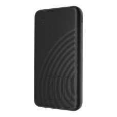 Повербанк Itel Star 200C 10.5W з кабелем 3в1 (20000 mAh) (Black)