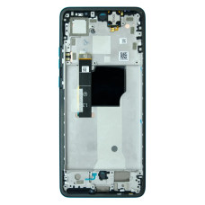 Дисплей для Motorola XT2307 Moto Edge 40 Neo з тачскріном в рамці (Blue) (Original)