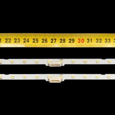 Бокова підсвітка для телевізора Samsung 50″ (2 планки по 540 мм, 38 LED 7x3 мм, 6 В)