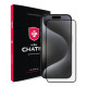 Защитное стекло +NEU Chatel Corning Gorilla Glass для Apple iPhone 15 Pro Max (Black)