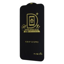 Захисне скло PRIME для Apple iPhone 12 Pro (Full Glue) (0.3 мм, 2.5D) (Black)