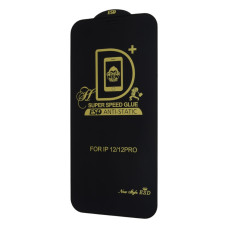 Захисне скло PRIME для Apple iPhone 12 Pro (Full Glue) (0.3 мм, 2.5D) (Black)