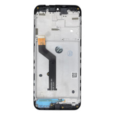Дисплей для Motorola XT2081 Moto E7 Plus з тачскріном в рамці (Black)