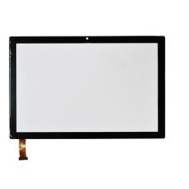 Сенсорное стекло для Teclast P20S (универсальное №117) (2.5D) (Размер 157x238 мм) 45 pin (Black) (Более острые углы) (version 1)