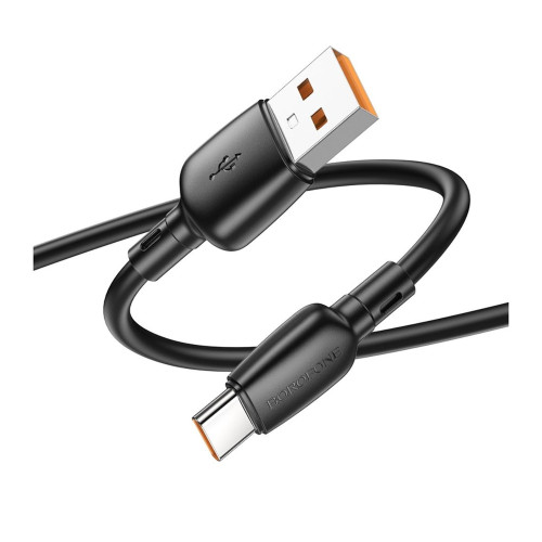 Кабель Borofone BX93 USB-A – Type-C (1 м · 100W · 6A) (Black)