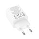 Сетевое зарядное устройство Hoco N56 2xUSBA+2xUSB-C (30W · 3A) (White)