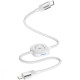 Кабель Proove Multi Charging Type-C – Lightning (1 м · 27W · 3A) (White)