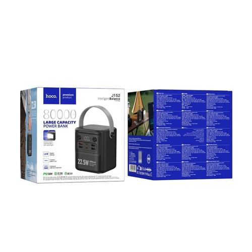 Повербанк Hoco J152 22.5W (80000 mAh) (Black)