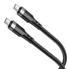 Кабель Borofone BU35 Type-C – Type-C (1.2 м · 60W · 3A) (Black)