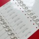 Пряма підсвітка для телевізора 55″ JL.D55051330-324BS-M (1 планка 540 мм, 5 LED, лінза 17 мм, 3 В)