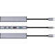 USB-хаб Proove Arc Link 5в1 (2xUSB 3.0 · 3xType-C) (Silver)