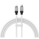 Кабель Baseus CoolPlay Series Type-C – Lightning (1 м · 20W · 3A) (CAKW000002) (White)