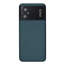 Задняя крышка для Poco M5 (Green) со стеклом камеры