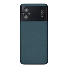 Задняя крышка для Poco M5 (Green) со стеклом камеры