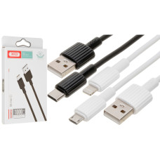 Кабель XO NB156 USB-A – Type-C (1 м · 12W · 2.4A) (Black)