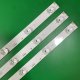 Пряма підсвітка для телевізора Bravis 32″ RF-AB320E32-0801S-03A1 (3 планки по 620 мм, 8 LED, лінза 17 мм, 3 В)