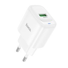 Мережевий зарядний пристрій Hoco C140A USB-A (18W · 3A) (White)