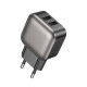 Сетевое зарядное устройство Borofone BAS51A 2xUSB-A (12W · 2.4A) (Black)