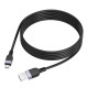 Кабель Hoco X109 USB-A – Micro-USB (2 м · 12W · 2.4A) (Black)