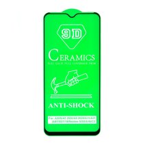 Защитная пленка Ceramic для Realme C3 (Full Glue) (Black)