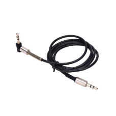 Аудіокабель AUX SP-255 TRS 3.5 мм – TRS 3.5 мм (1 м) (Black)