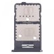 Держатель SIM-карты для Samsung M317 Galaxy M31s (2020) (версия на 2×SIM) (Black)