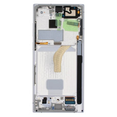 Дисплей для Samsung S908 Galaxy S22 Ultra з тачскріном в рамці (White) (Original)