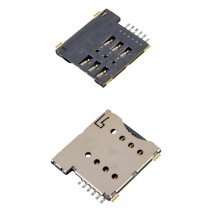 Разъем SIM-карты для Asus Z300C ZenPad 10 6 pin (4 креплений) (15x15 мм) (One SIM)