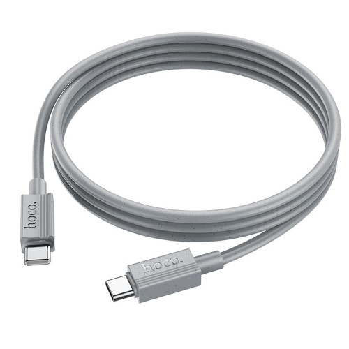 Кабель Hoco X107 Type-C – Type-C (1 м · 60W · 3A) (Gray)
