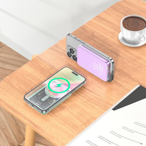 Повербанк Hoco Q14 Magnetic PD20W (5000 mAh) (Blue)
