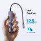 USB-хаб UGREEN CM511 Type-C (HDMI · 3xUSB 3.0 · PD) (Dark Gray)