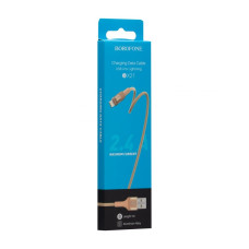 Кабель Borofone BX21 USB-A – Lightning (1 м · 12W · 2.4A) (Gold)