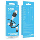 Кабель Borofone BX84 Type-C – Type-C (1 м · 60W · 3A) (Black)