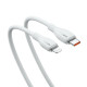 Кабель Baseus Pudding Series Type-C – Lightning (1.2 м · 20W) (White)