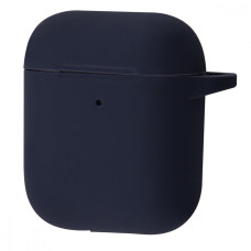 Чехол для AirPods 1/2 Silicone Case New (Midnight Blue)