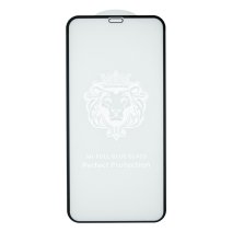Защитное стекло Lion для Apple iPhone 11 (Full Glue) (0.3 мм, 2.5D) (Black)
