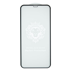 Захисне скло Lion для Apple iPhone Xr (Full Glue) (0.3 мм, 2.5D) (Black)