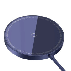 Бездротовий зарядний пристрій Baseus Simple Mini3 Magnetic Wireless Charger (15W) (Purple)