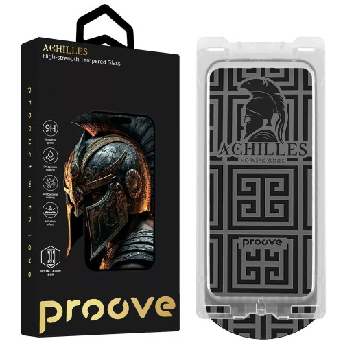 Защитное стекло Proove Achilles Installation Box для Apple iPhone Air (Black)