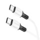 Кабель Borofone BX84 Type-C – Type-C (1 м · 60W · 3A) (White)