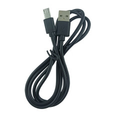 Кабель Husky USB-A – Micro-USB (long pin 12 мм) (1 м · 12W · 2.4A) (Black)
