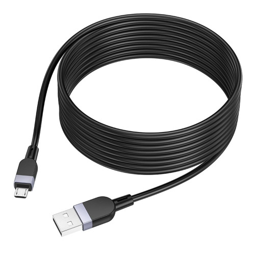 Кабель Hoco X109 USB-A – Micro-USB (3 м · 12W · 2.4A) (Black)
