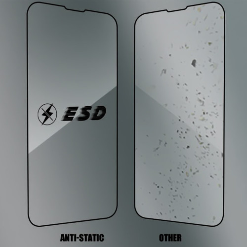 Защитное стекло ESD Antistatic для Blackview A100 (Full Glue) (Black)