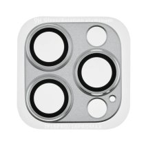 Защитное стекло камеры KRONOS для Apple iPhone 16 Pro (Full Protect) (White Titanium)