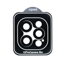 Захисне скло камери GERMES для Apple iPhone 12 Pro (Black)