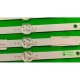 Пряма підсвітка для телевізора Elenberg 40-42″ JL.D39581235-105AS-M (4 планки по 745 мм, 8 LED, лінза 15,5 мм, 3 В)