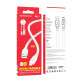 Кабель Borofone BX81 USB-A – Lightning (1 м · 12W · 2.4A) (White)