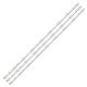Прямая подсветка для телевизора Hisense 43″ HD425V1U51-T0L2 Rev1.3 (3 планки по 760 мм, 9 LED, 3 В)